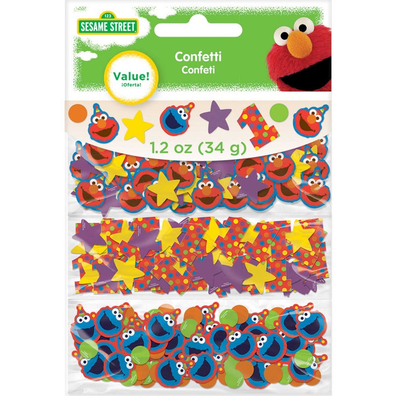 Sesame Street 1st Birthday Confetti Value Pack