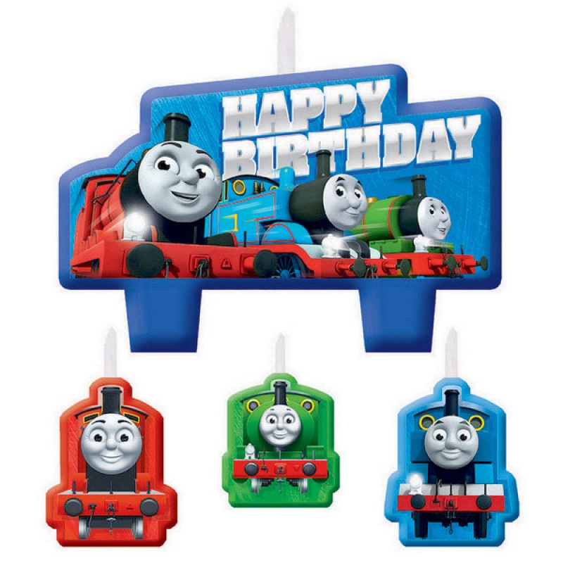 Thomas The Tank Engine Candles Set of 4