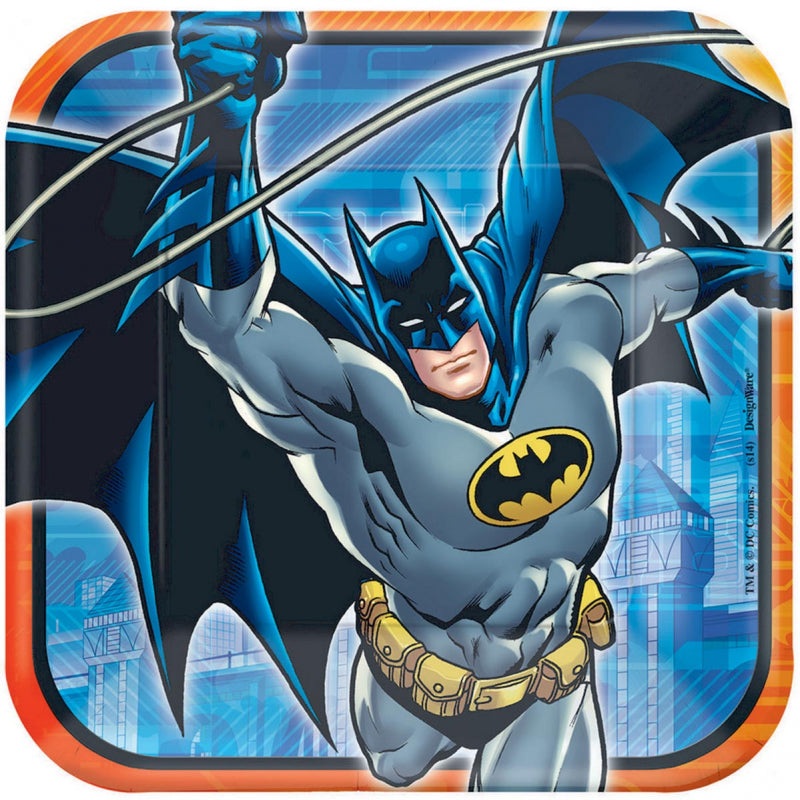 Batman Paper Dinner Plates - Pack of 8
