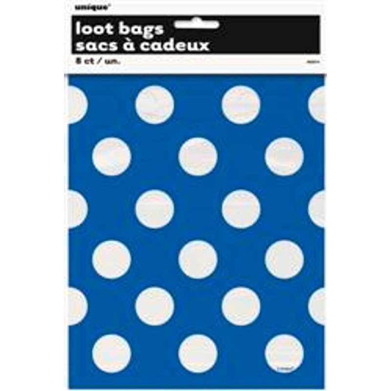 Blue Birthday Loot Bags