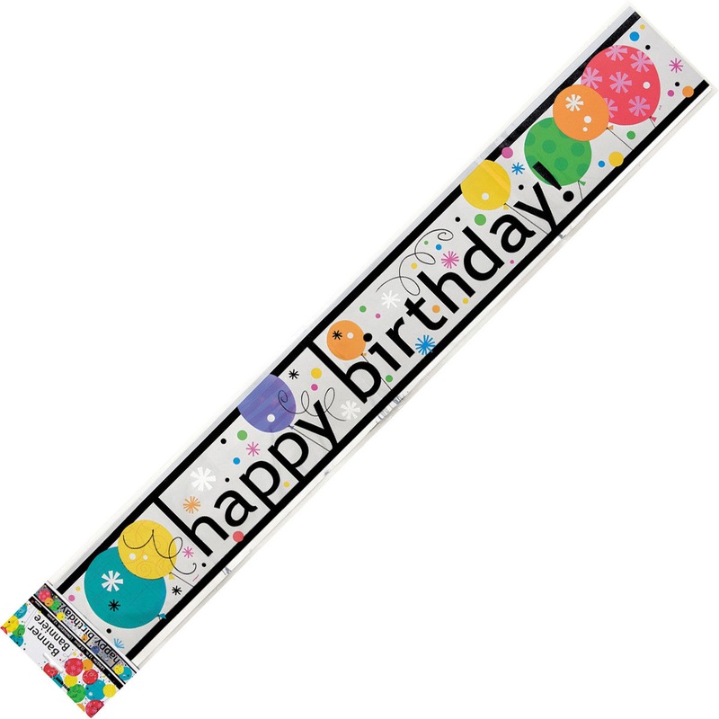 Breezy Birthday Foil Banner