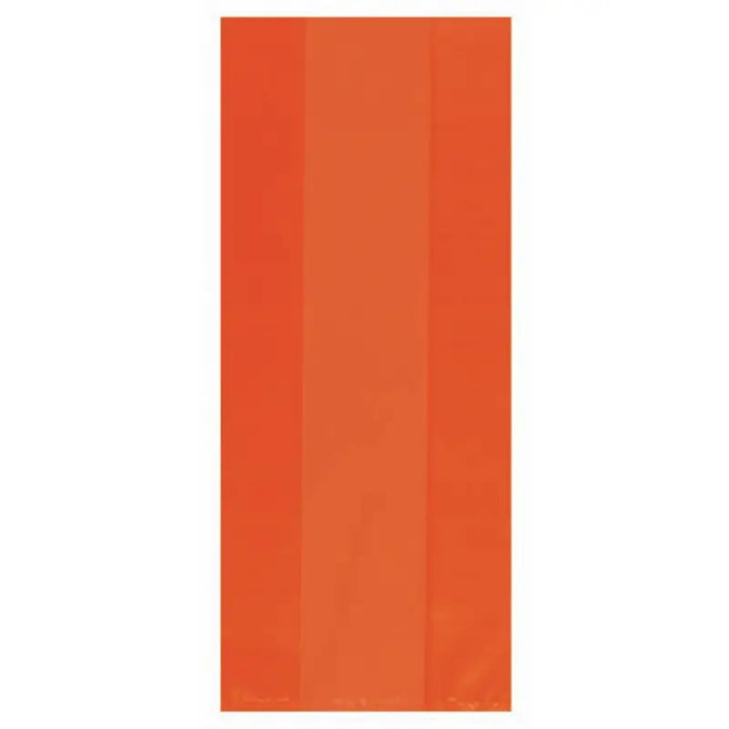 Orange Cello Lolly Bags