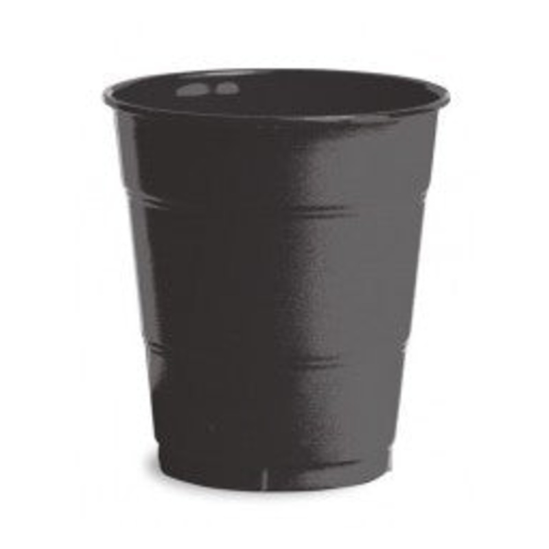 Black Plastic Cups