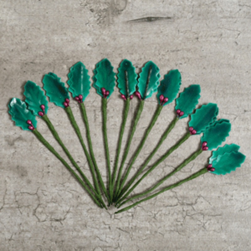 Holly Leaves - Small