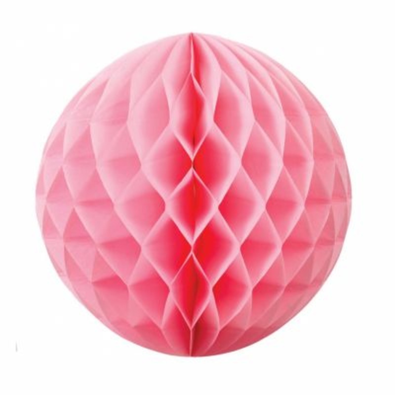 Honeycomb Ball 25cm Pale Pink