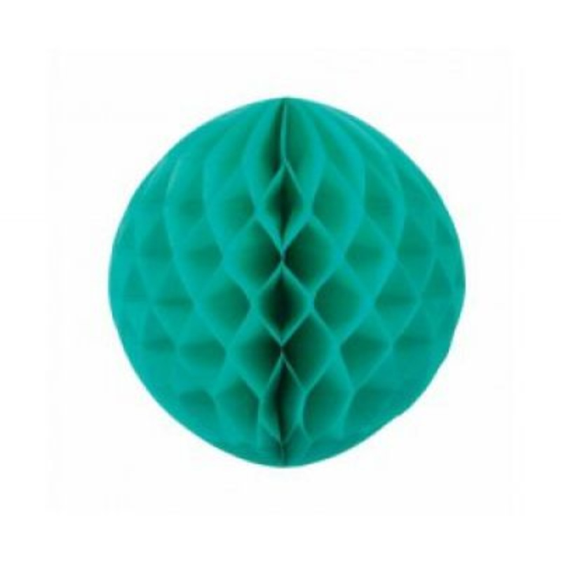 Honeycomb Ball 25cm Turquoise
