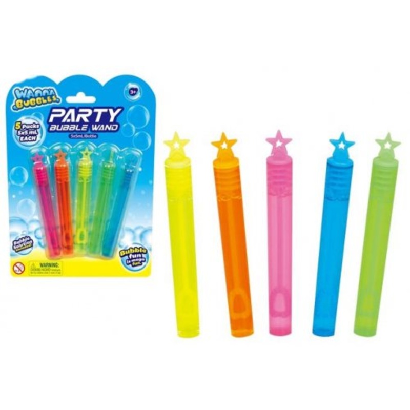 Mini Bubble Wands Pack 5