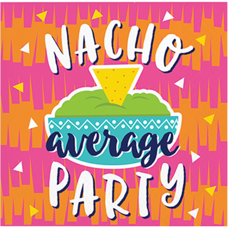 Nacho average party beverage napkins