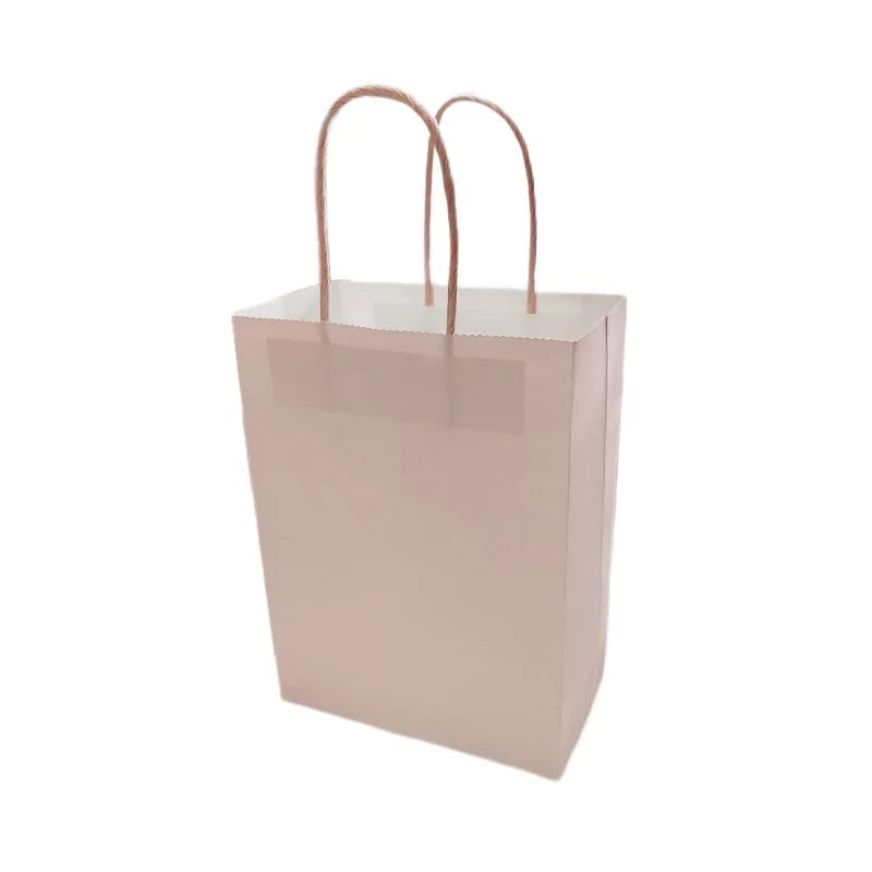 Pastel Pink Paper Party Bags