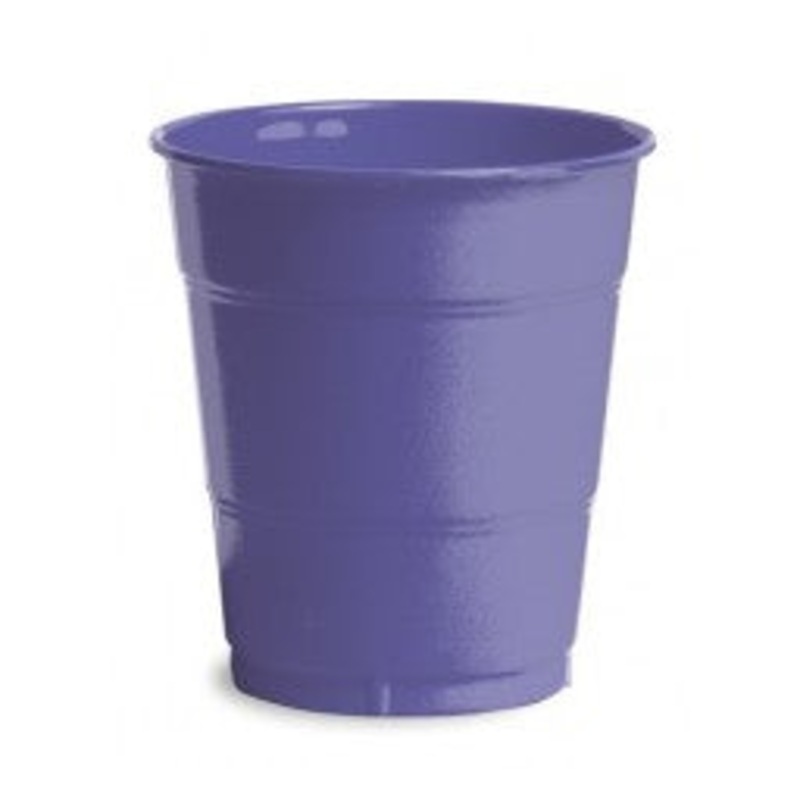 Purple Plastic Cups