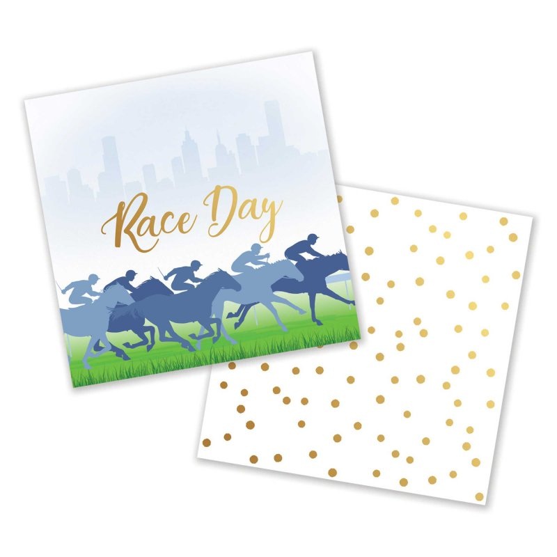 Race Day Bulk Beverage Napkins Pack 50