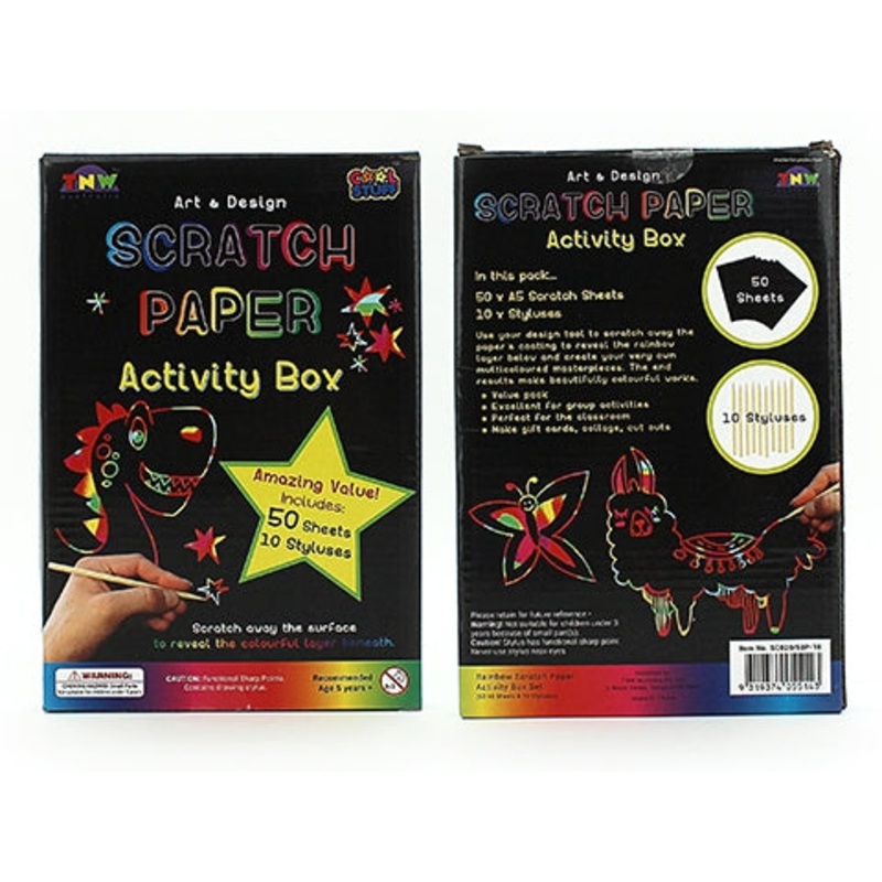Scratch Paper Activity Box