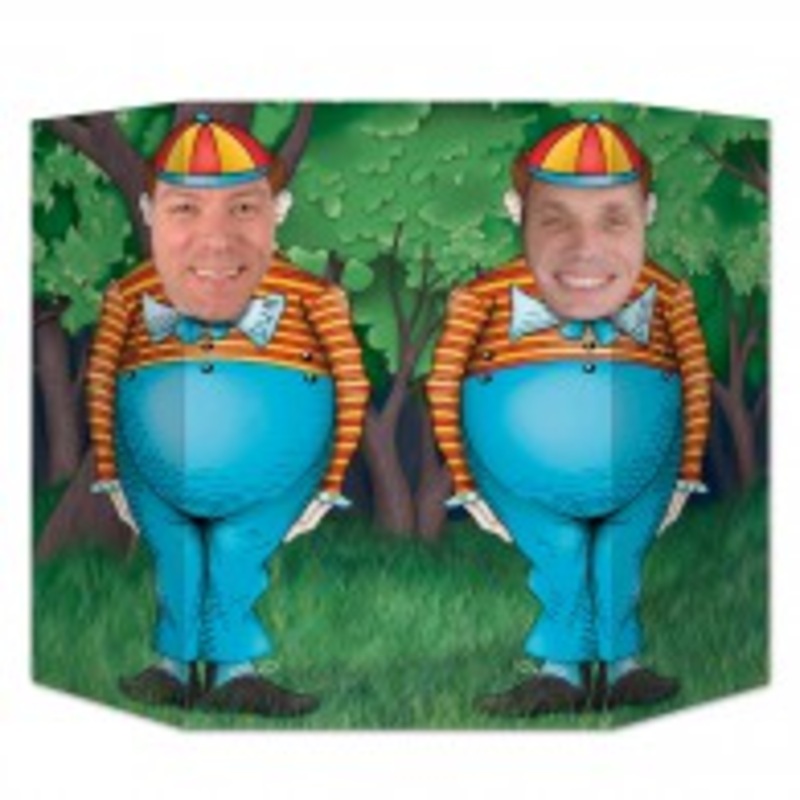 Tweedle Dee & Tweedle Dum Photo Prop