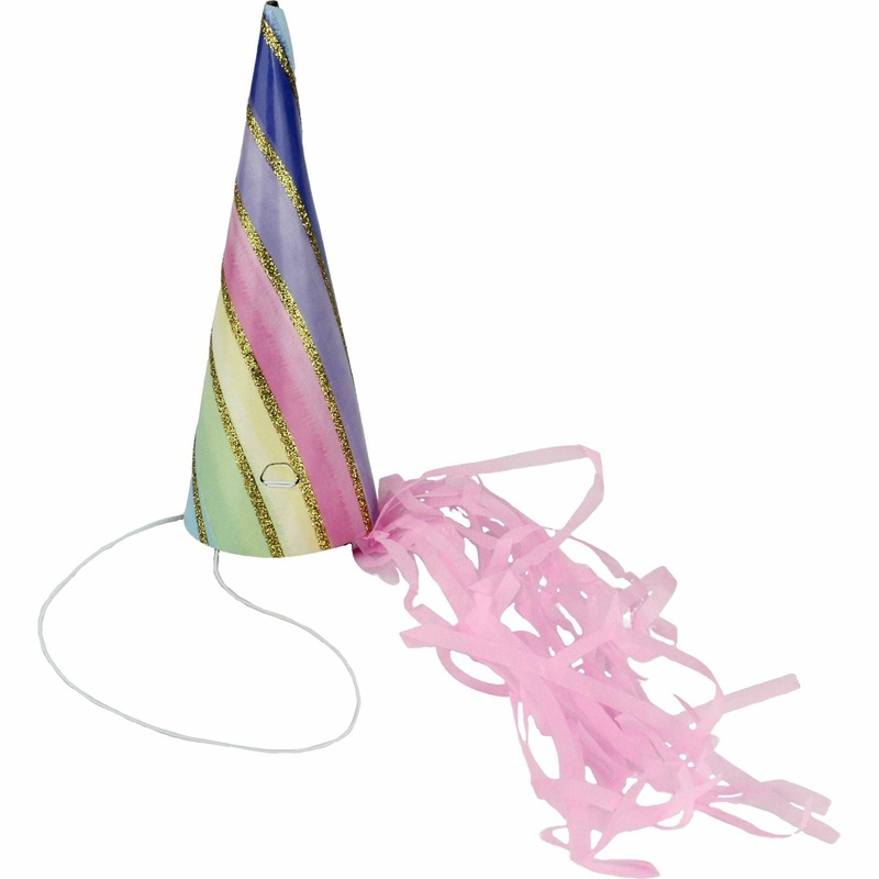 Unicorn Horn Rainbow Party Hats