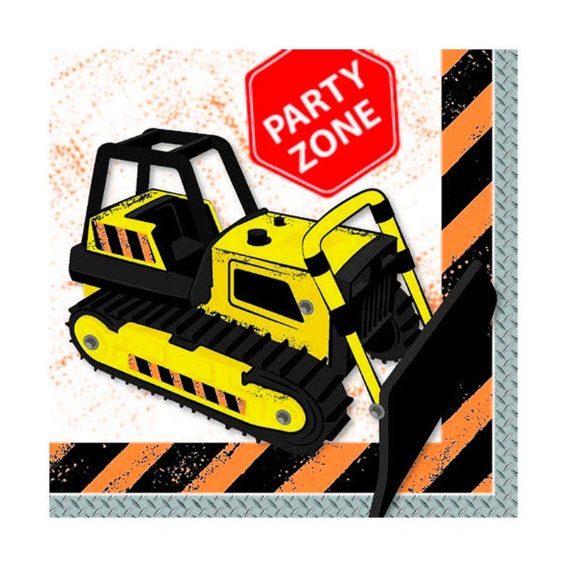Construction Napkins 20pk