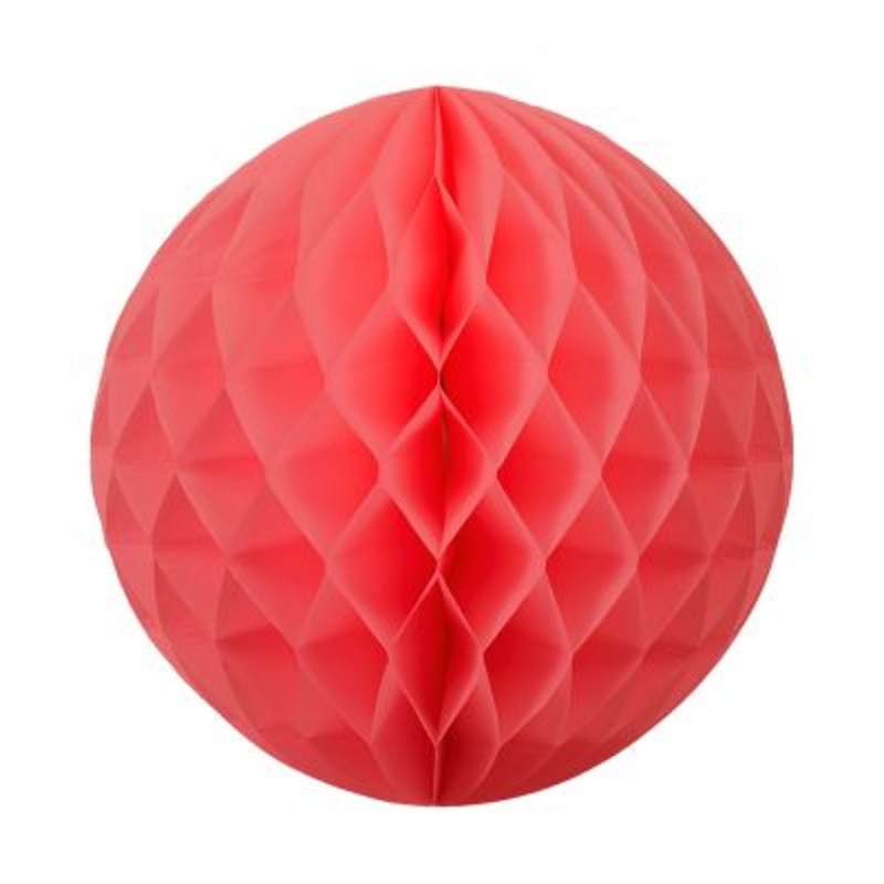 Honeycomb Ball 25cm Coral