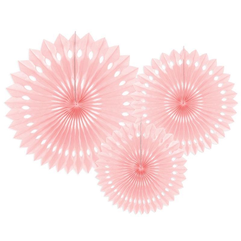 Light Pink Paper Fans