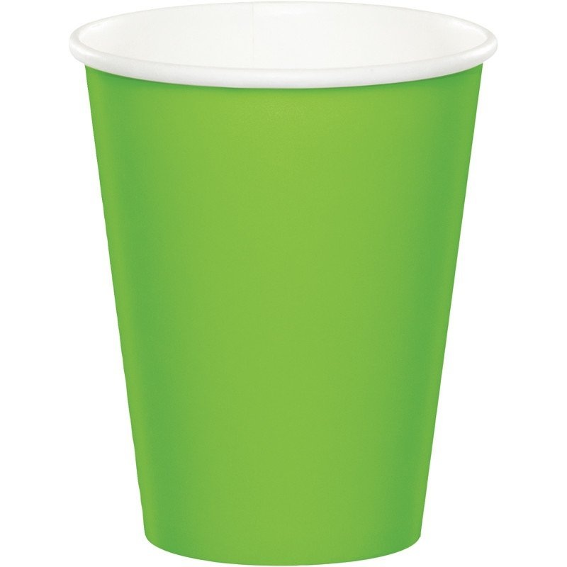 Lime Green Paper Cups
