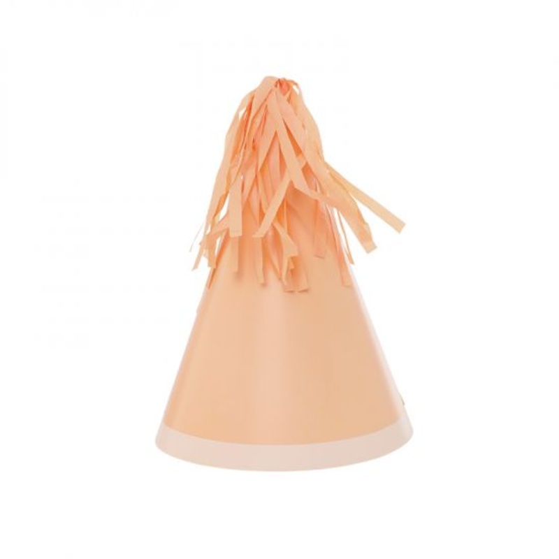 Pastel Peach Party Hats