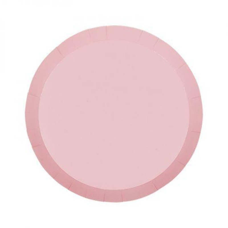Pastel Pink Plates 20pk
