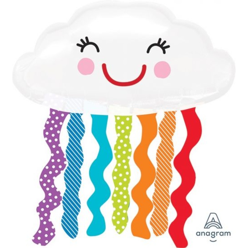 Rainbow Cloud Foil Balloon - Anagram