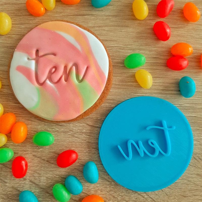 Ten Fondant Stamp