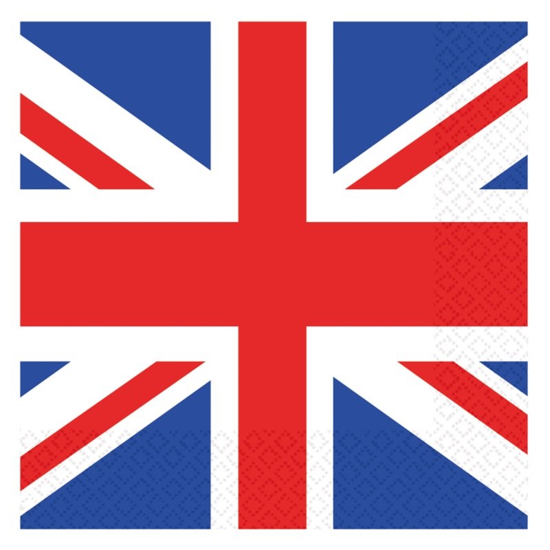 Union Jack Lunch Napkins