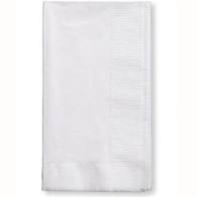 White Dinner Napkins P50
