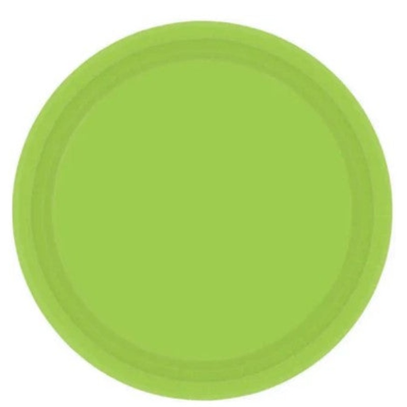 Kiwi Green Plates 8pk