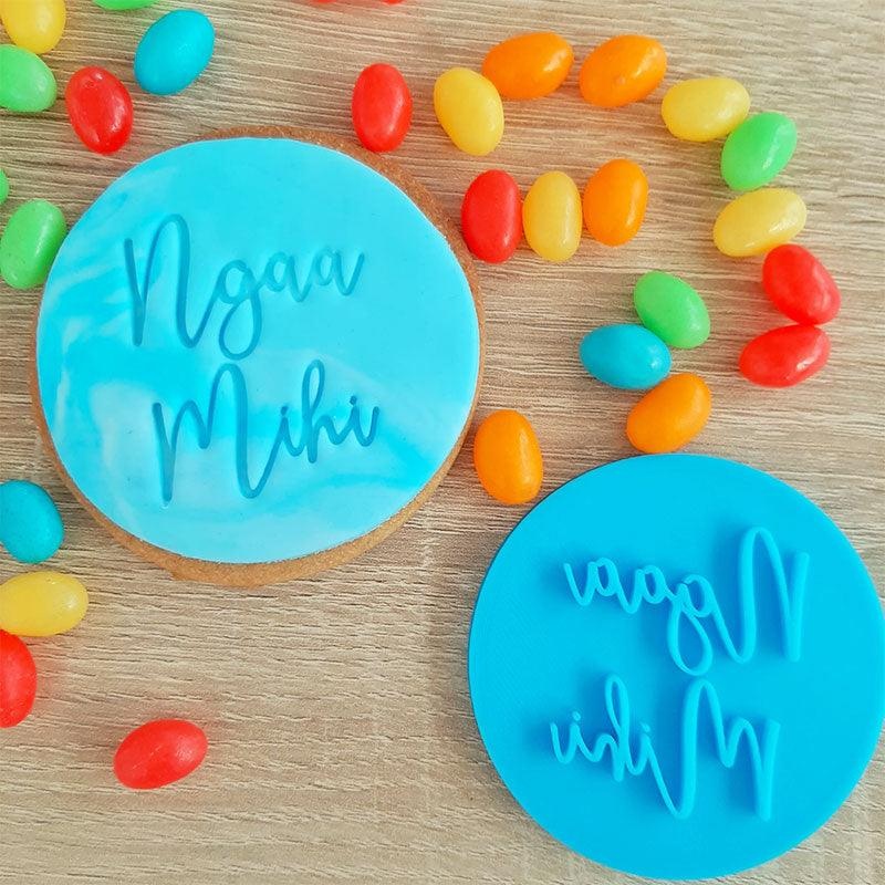Ng Mihi Fondant Stamp