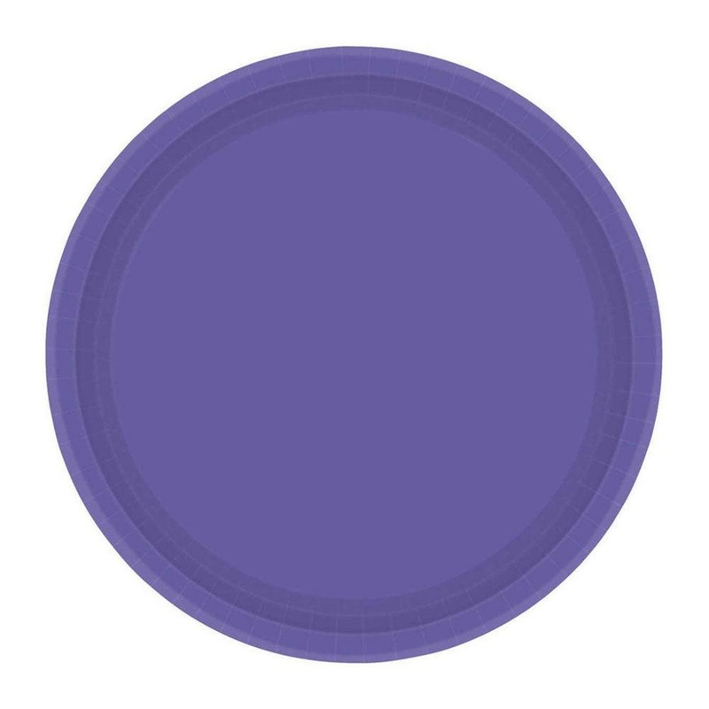 Purple Plates 20pk