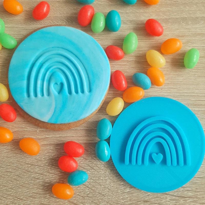 Rainbow Fondant Stamp