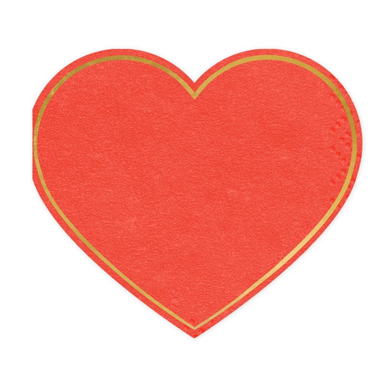 Red Heart Napkins 20pk