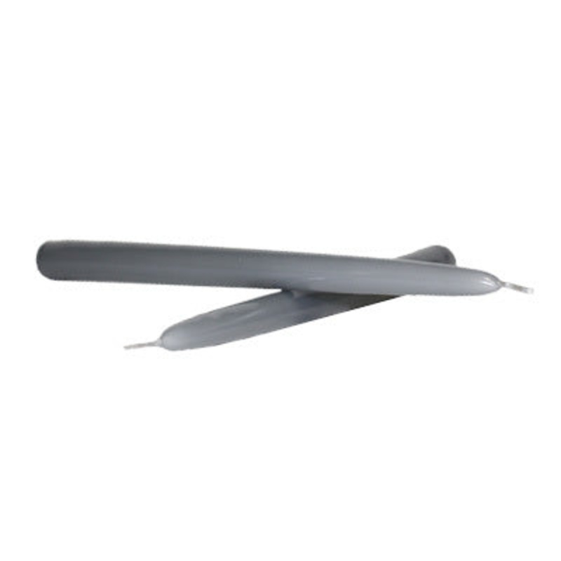 10" Taper Candle - Grey