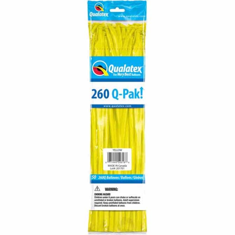 260Q Balloons - Yellow