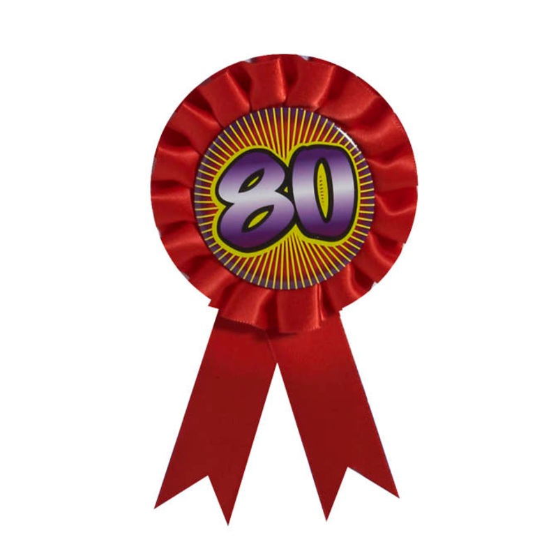 80th Birthday Award Ribbon