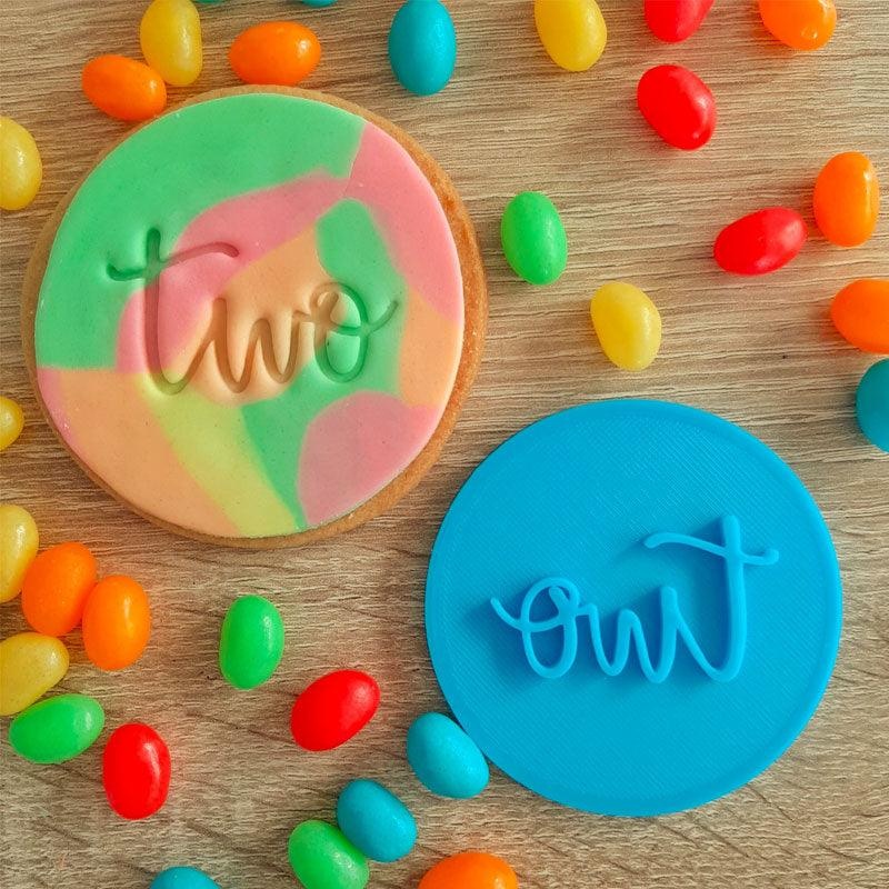 Two Fondant Stamp