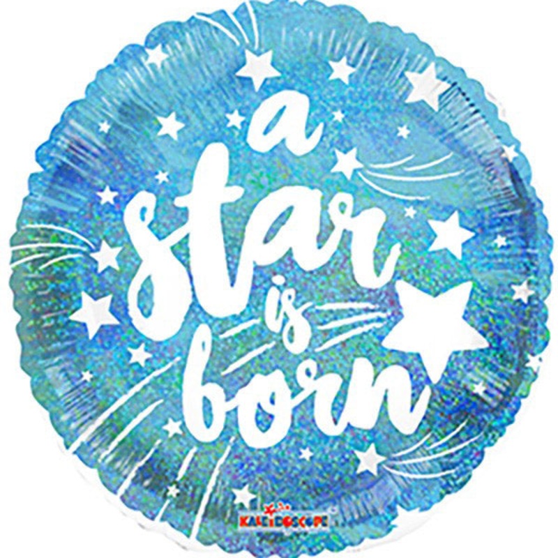 A Star Is Born Boy 18" Foil Balloon