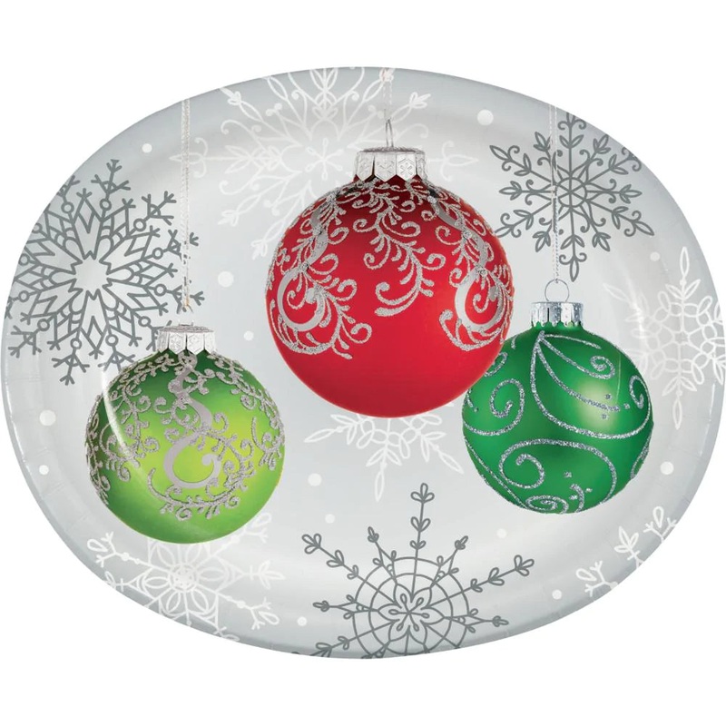 Elegant Ornament 12" Platters