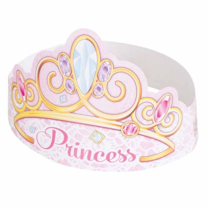 Paper Princess Tiaras - 6ct