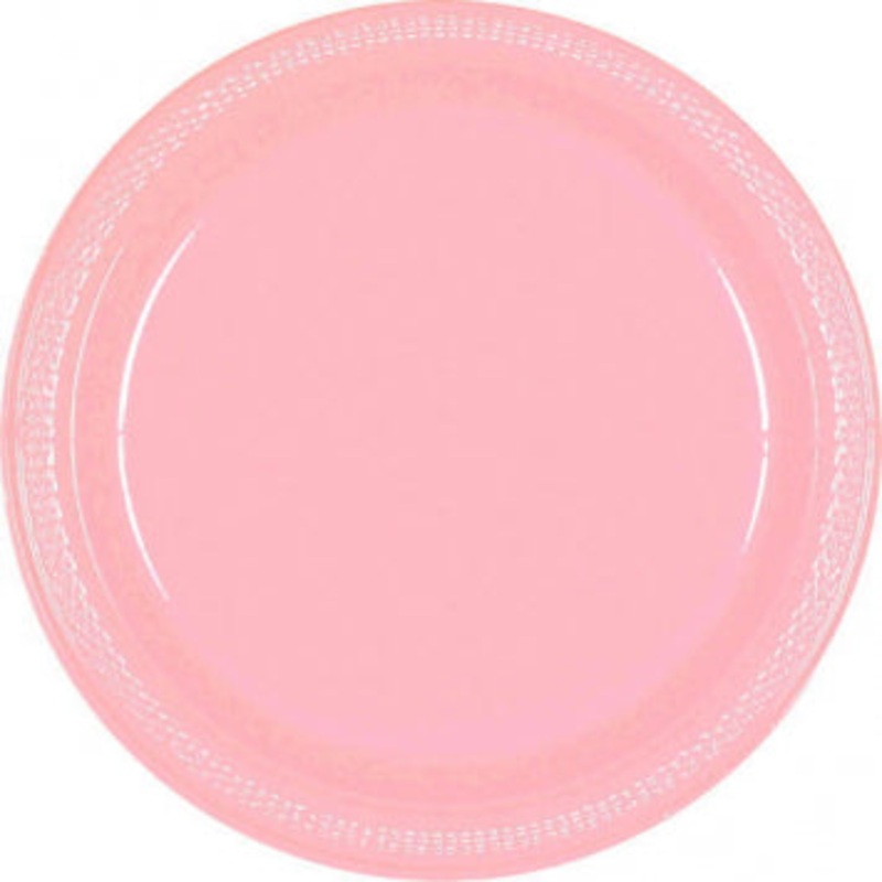 Pink Plastic Dinner Plates