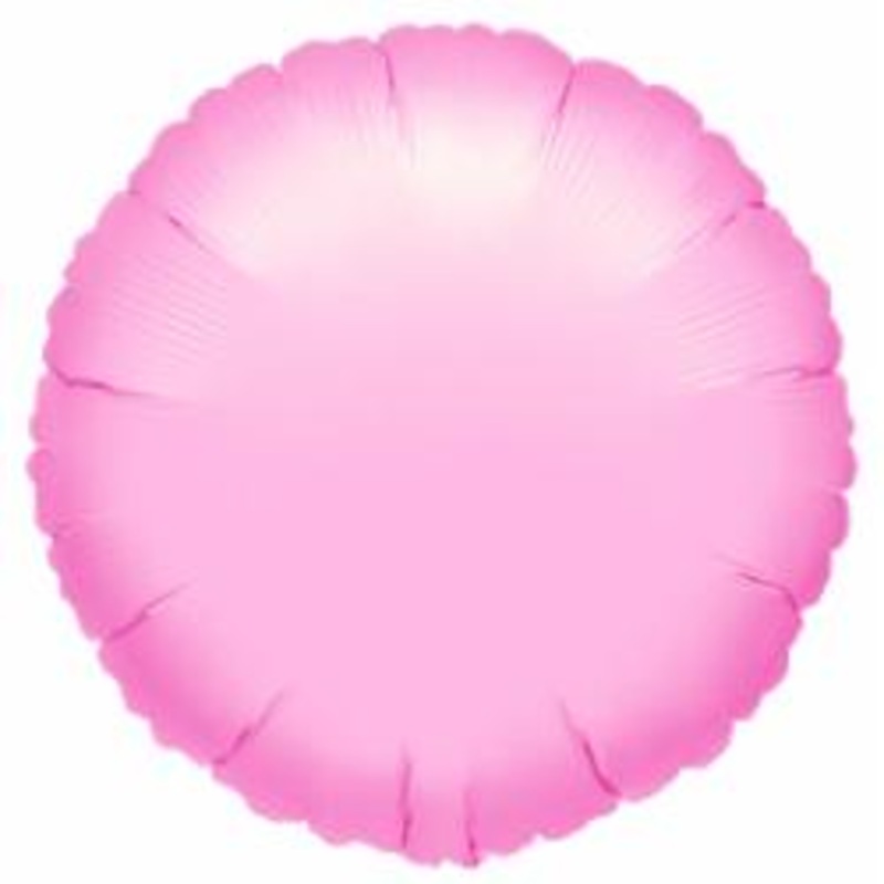 Pink Round 18" Foil Balloon