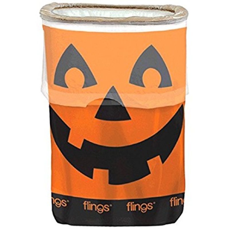 Pumpkin Pop-up Trash Bin