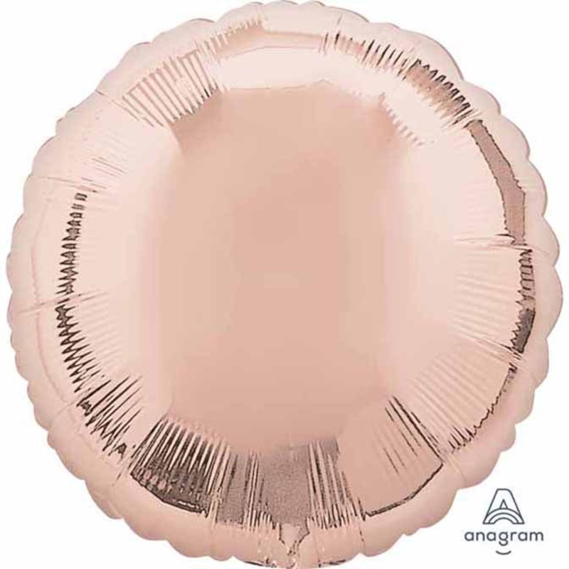 Rose Gold Round 18" Foil Balloon