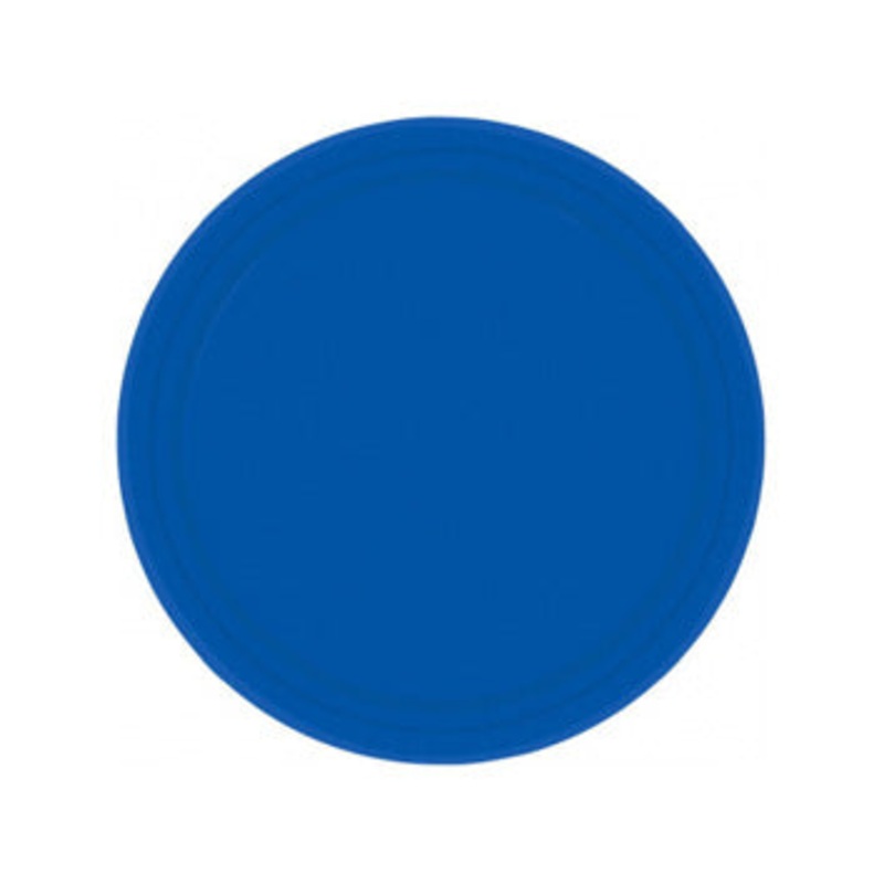 Royal Blue Paper Dessert Plates