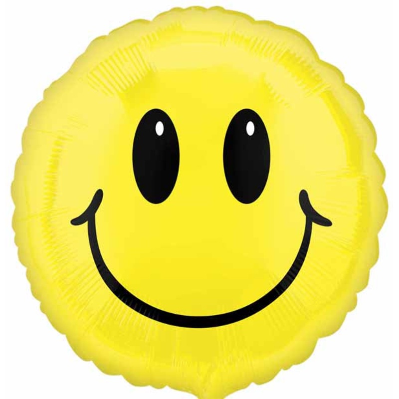 Smiley Face 18" Foil Balloon
