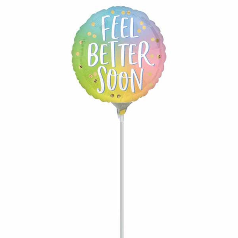 Feel Better 9" Foil Balloon