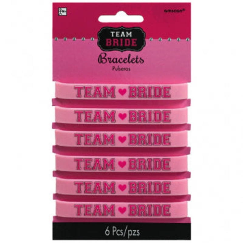 Team Bride Stretchy Bracelets