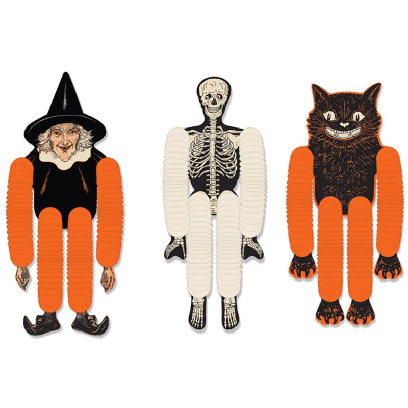 Vintage Halloween Tissue Dancers - 3ct