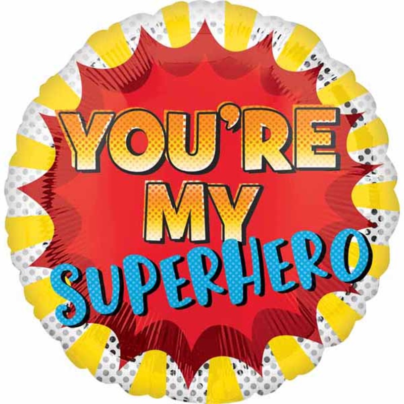 Youre My Superhero 18" Foil Balloon